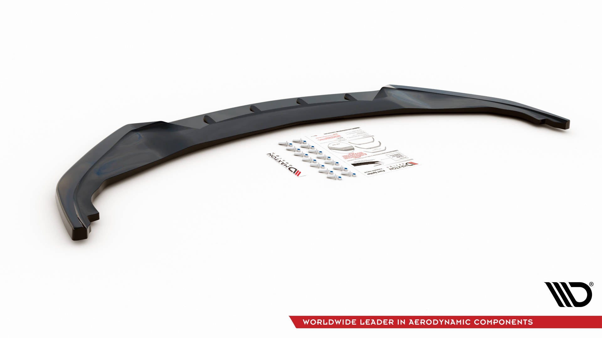 Front Ansatz für Infiniti Q60 S Mk2 schwarz Hochglanz