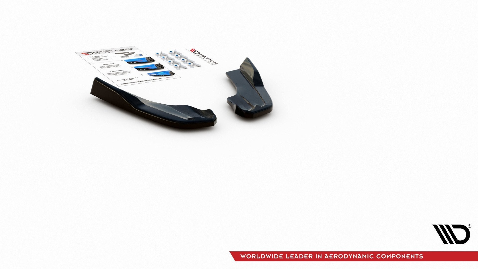 Heck Ansatz Flaps Diffusor V.3 für Ford Focus ST Mk4  Carbon Look