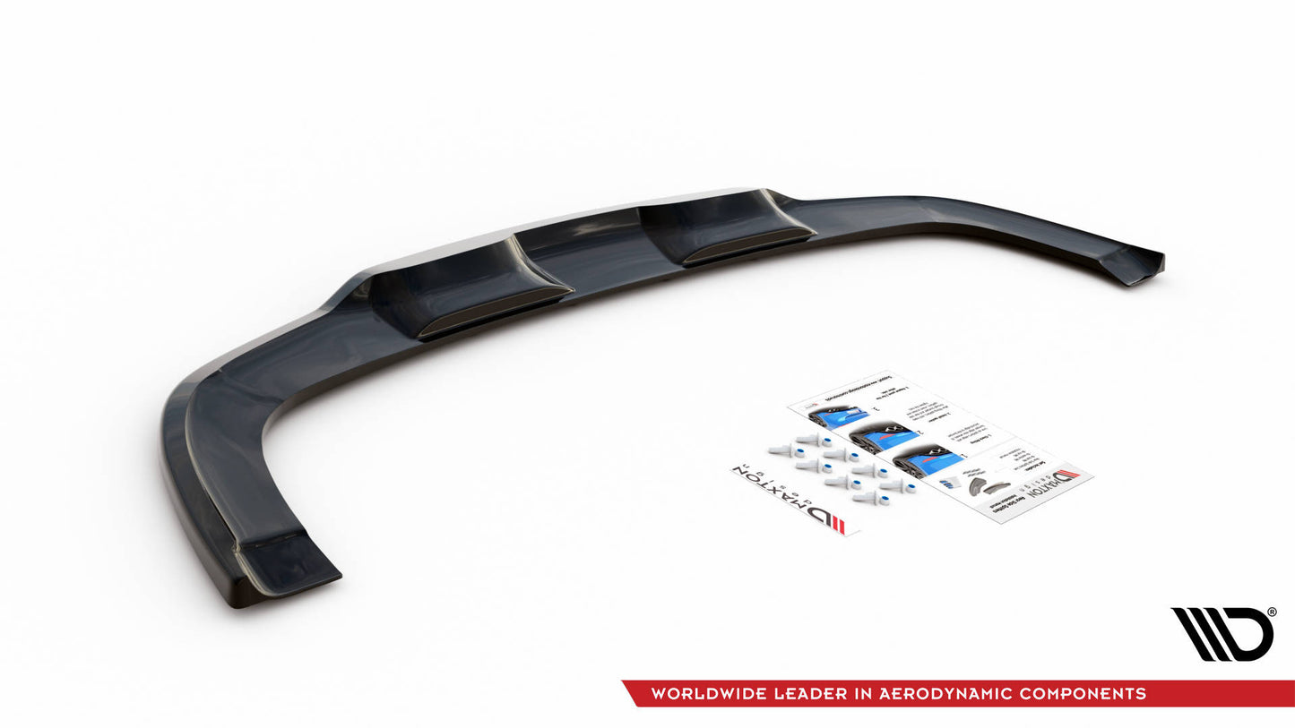 Mittlerer Cup Diffusor DTM Look Heck Ansatz für Kia XCeed Mk1 schwarz Hochglanz
