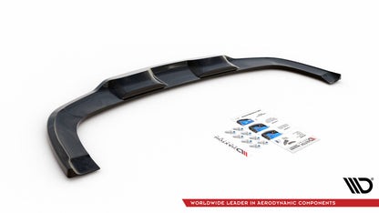 Mittlerer Cup Diffusor DTM Look Heck Ansatz für Kia XCeed Mk1 schwarz Hochglanz