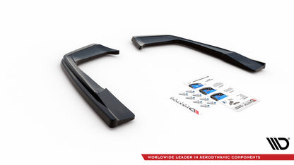 Heck Ansatz Flaps Diffusor für Mercedes-AMG C 63 AMG Coupe AMG Aero Pack C205 Facelift schwarz Hochglanz