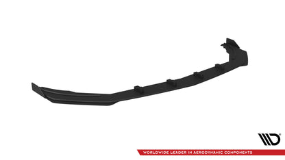 Street Pro Front Ansatz + Flaps für Mercedes-AMG A35 W177 Facelift schwarz Hochglanz