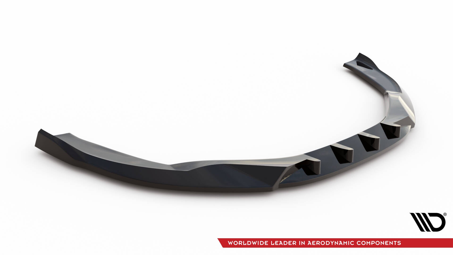 Front Ansatz für Audi A8 D4 Facelift schwarz Hochglanz