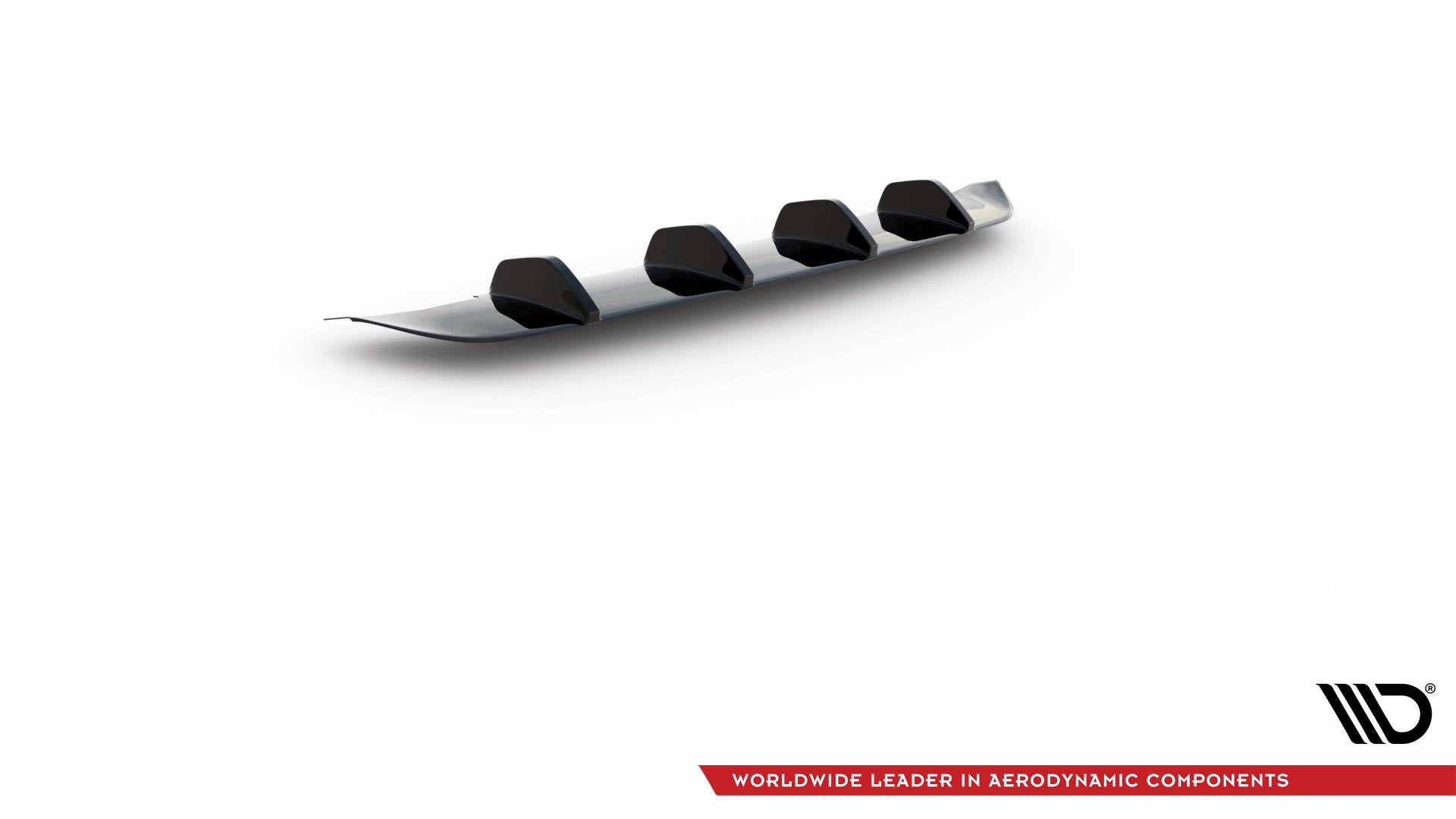 Diffusor Heck Ansatz für Ford Mustang Mk5 Facelift schwarz Hochglanz