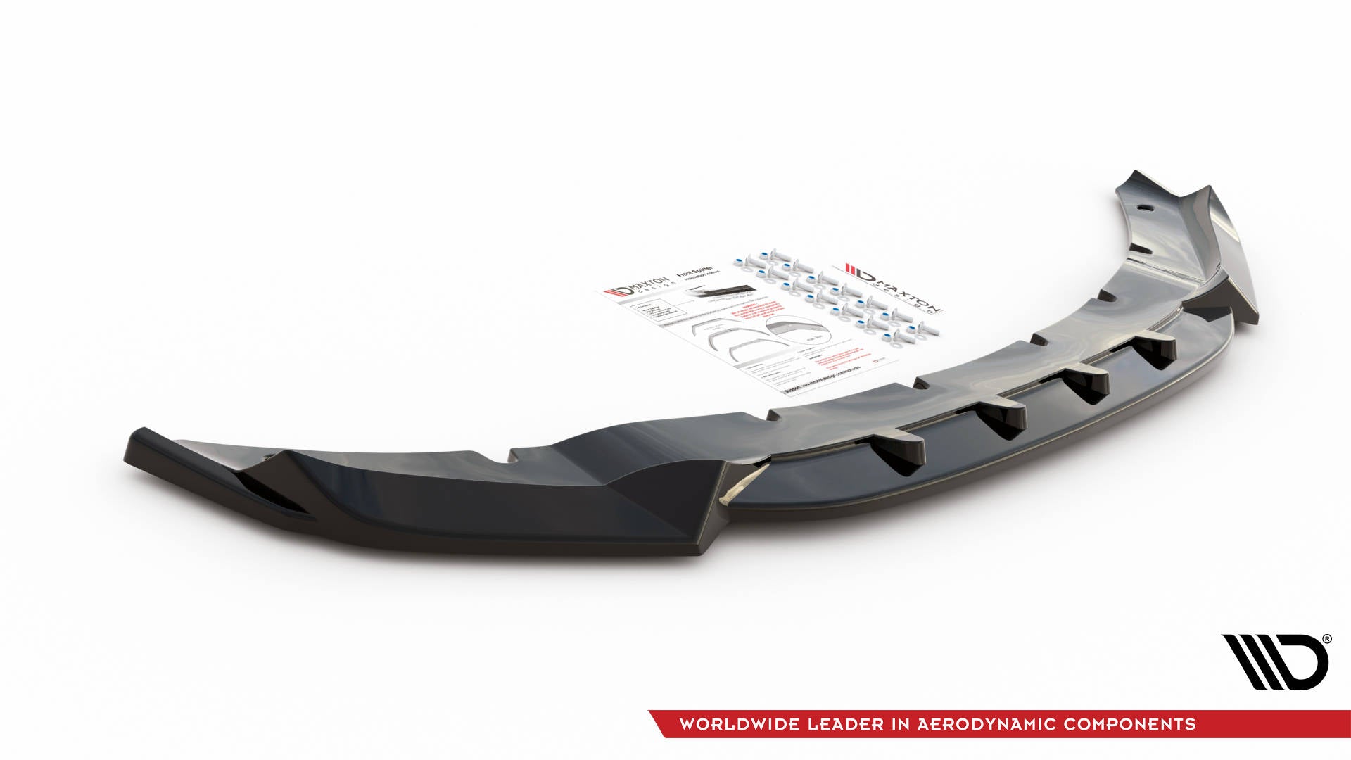 Front Ansatz V.1 für BMW X5 M F85 / X6 M F86 schwarz Hochglanz