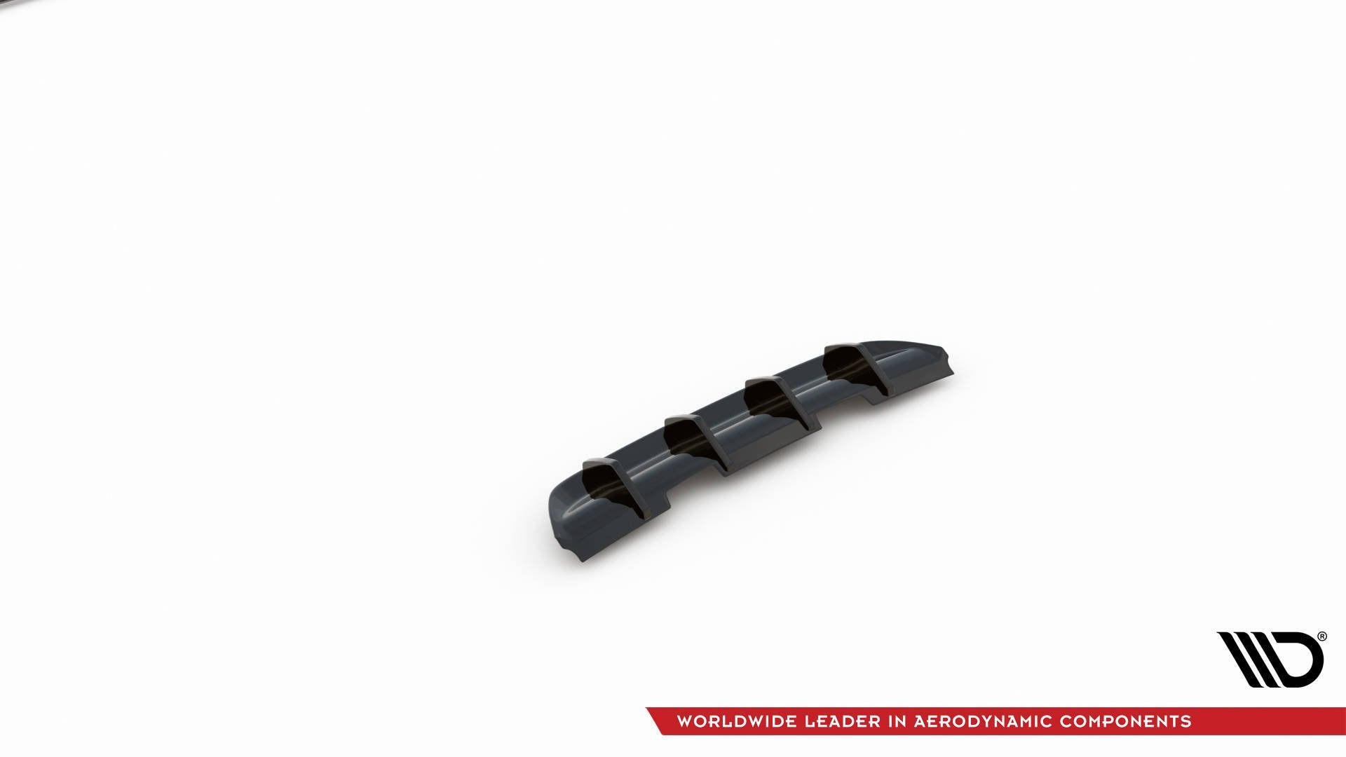 Diffusor Heck Ansatz für Ford Escape Mk3 schwarz Hochglanz
