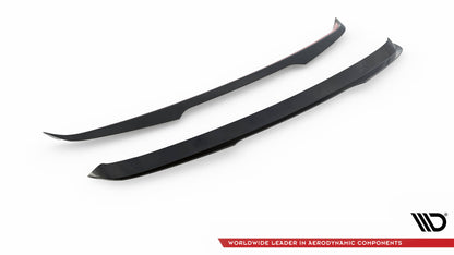 Spoiler CAP für Volvo XC60 Mk2 R-Design schwarz matt
