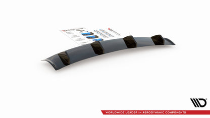 Diffusor Heck Ansatz für Porsche Panamera Turbo 970 Facelift schwarz Hochglanz