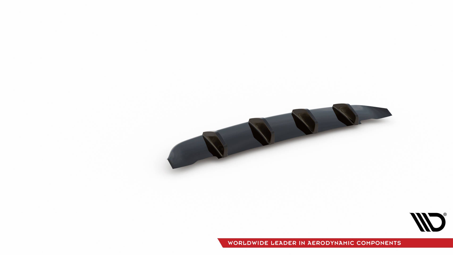 Diffusor Heck Ansatz für Ford Mustang Mk5 Facelift schwarz Hochglanz
