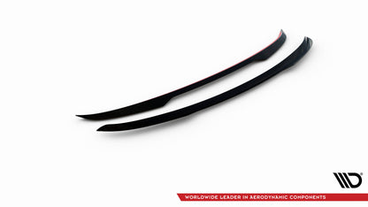 Spoiler CAP V.2 für Audi A6 Avant C7 schwarz Hochglanz