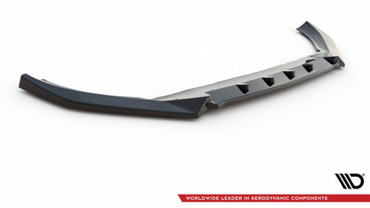 Front Ansatz V.2 für Volvo XC60 Mk2 R-Design schwarz Hochglanz
