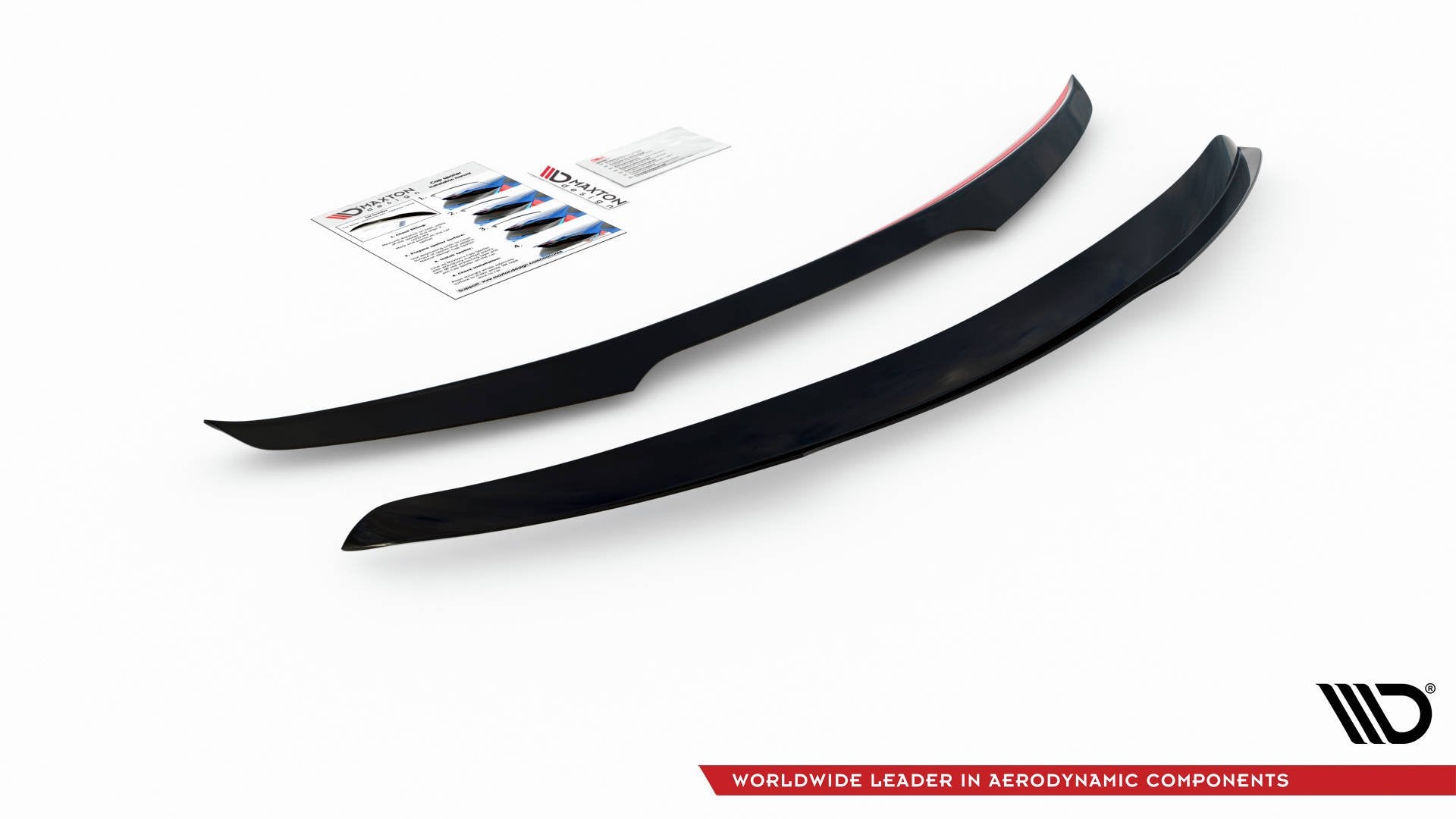 Spoiler CAP für Mini Countryman Mk2 F60 JCW schwarz Hochglanz