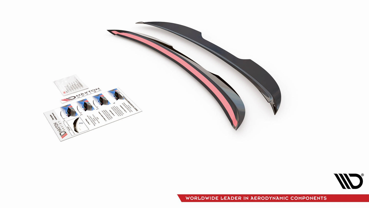 Spoiler CAP für Peugeot 308 GT Mk2 Facelift schwarz Hochglanz