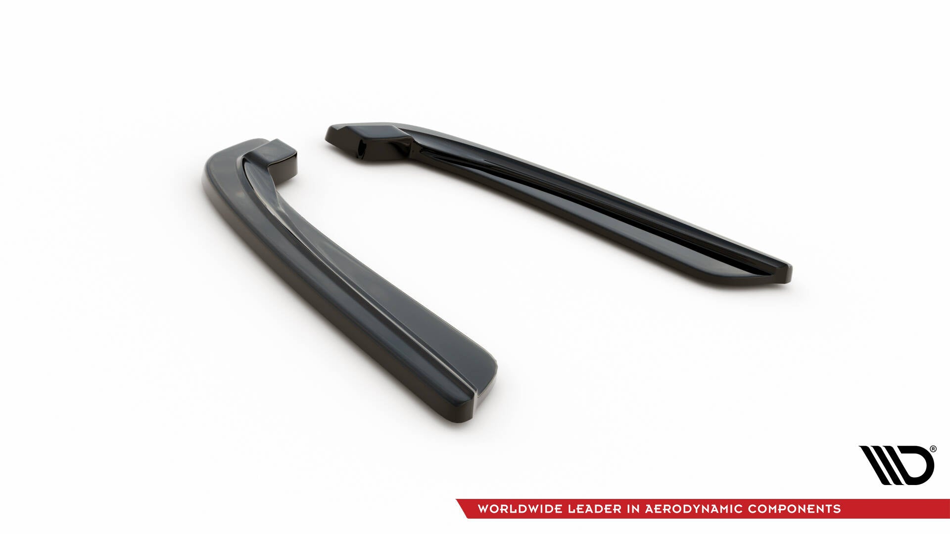 Heck Ansatz Flaps Diffusor für BMW 5er F11 M Paket (mit zwei Einzel Endstücken) schwarz Hochglanz