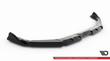 Front Ansatz V.1 für BMW X5 M F95 Facelift schwarz Hochglanz
