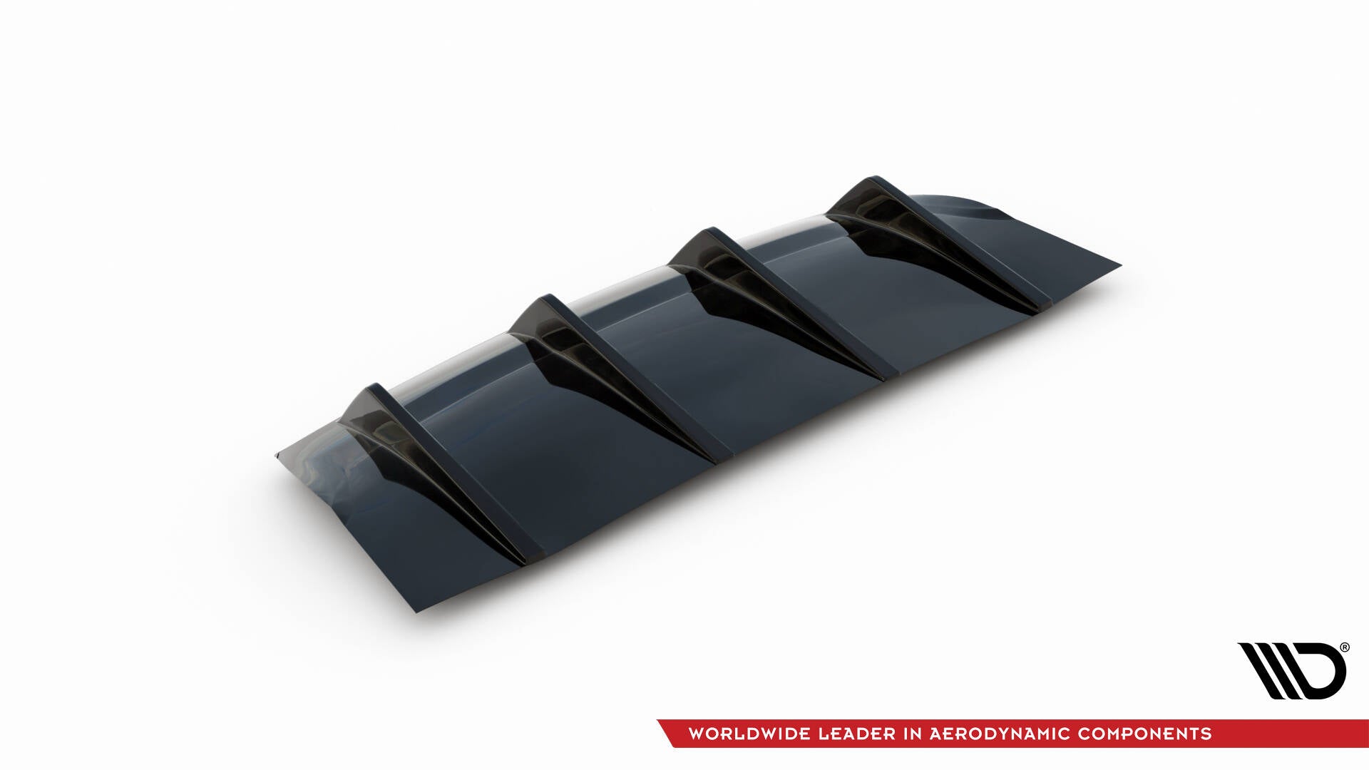 Diffusor Heck Ansatz für Porsche Panamera GTS 971 schwarz Hochglanz
