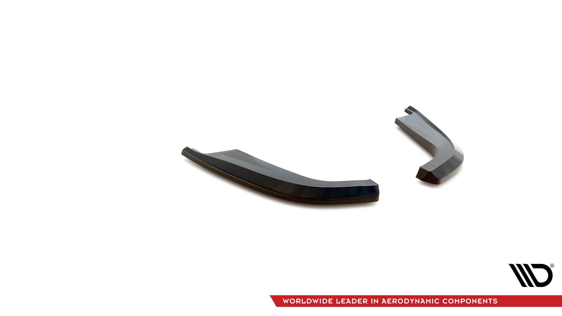 Heck Ansatz Flaps Diffusor für Infiniti G37 Coupe schwarz Hochglanz