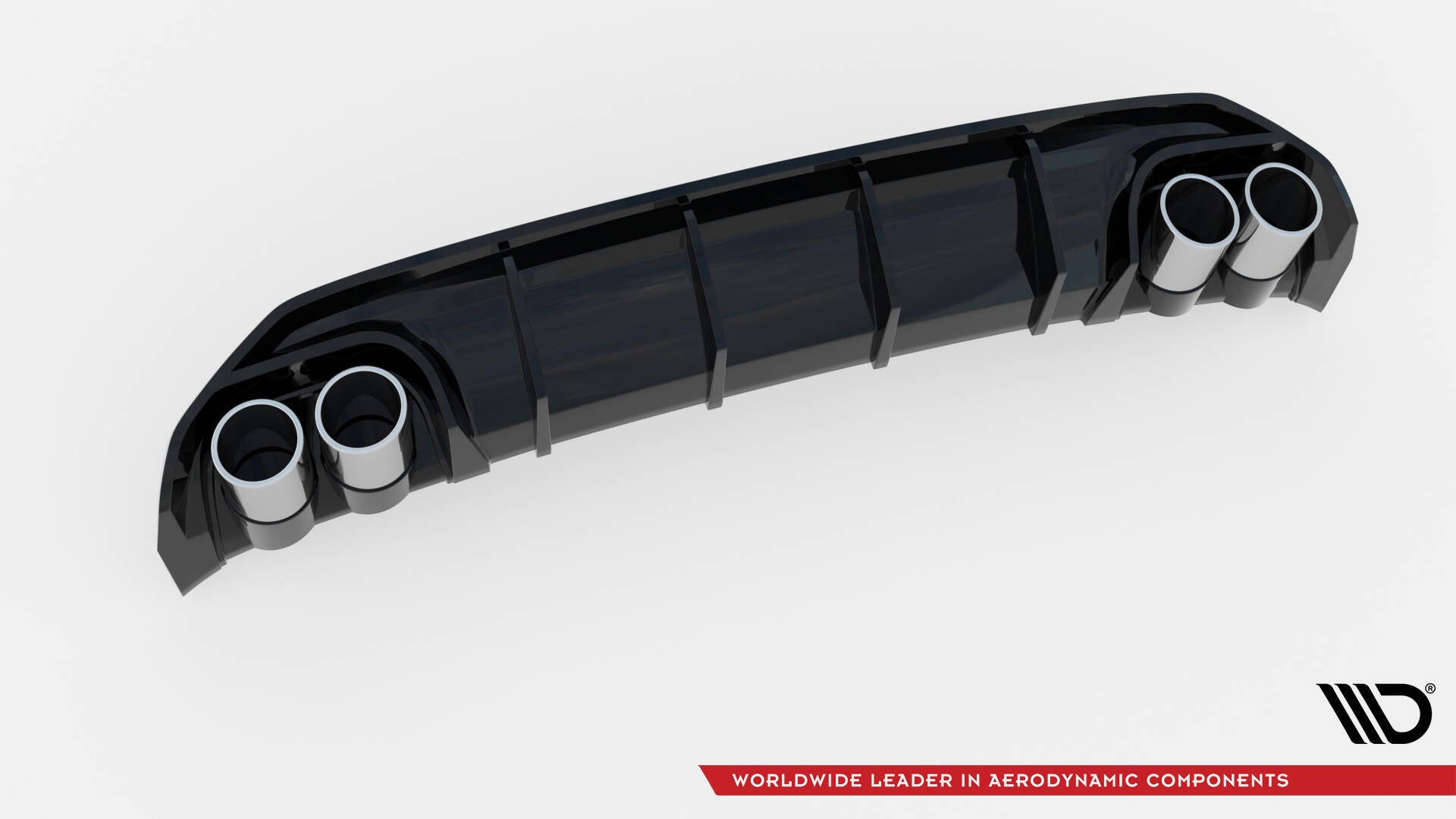 Diffusor Heck Ansatz + Endrohre für Audi A3 S-Line Limousine 8Y