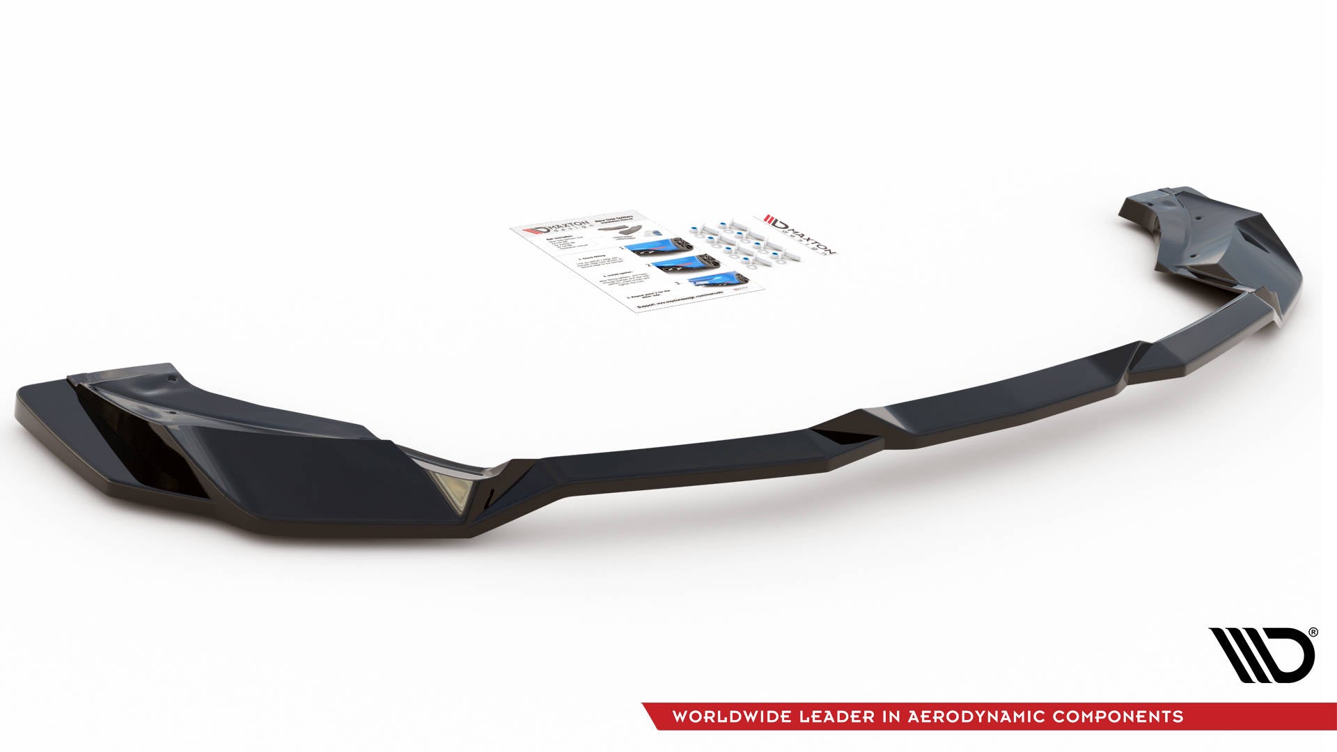 Mittlerer Diffusor Heck Ansatz für Chevrolet Corvette C8 Carbon Look