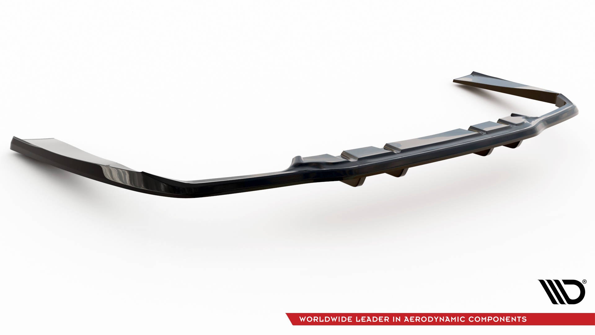 Mittlerer Cup Diffusor DTM Look Heck Ansatz für Mercedes-AMG C63 Limousine / Kombi W205 Facelift schwarz Hochglanz