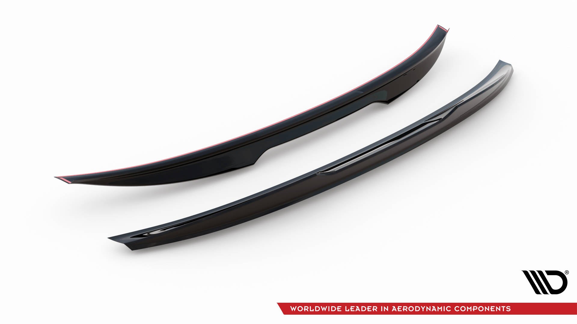 3D Spoiler CAP für Bentley Continental Convertible GT Mk3 schwarz Hochglanz