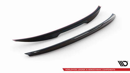 3D Spoiler CAP für Bentley Continental Convertible GT Mk3 schwarz Hochglanz
