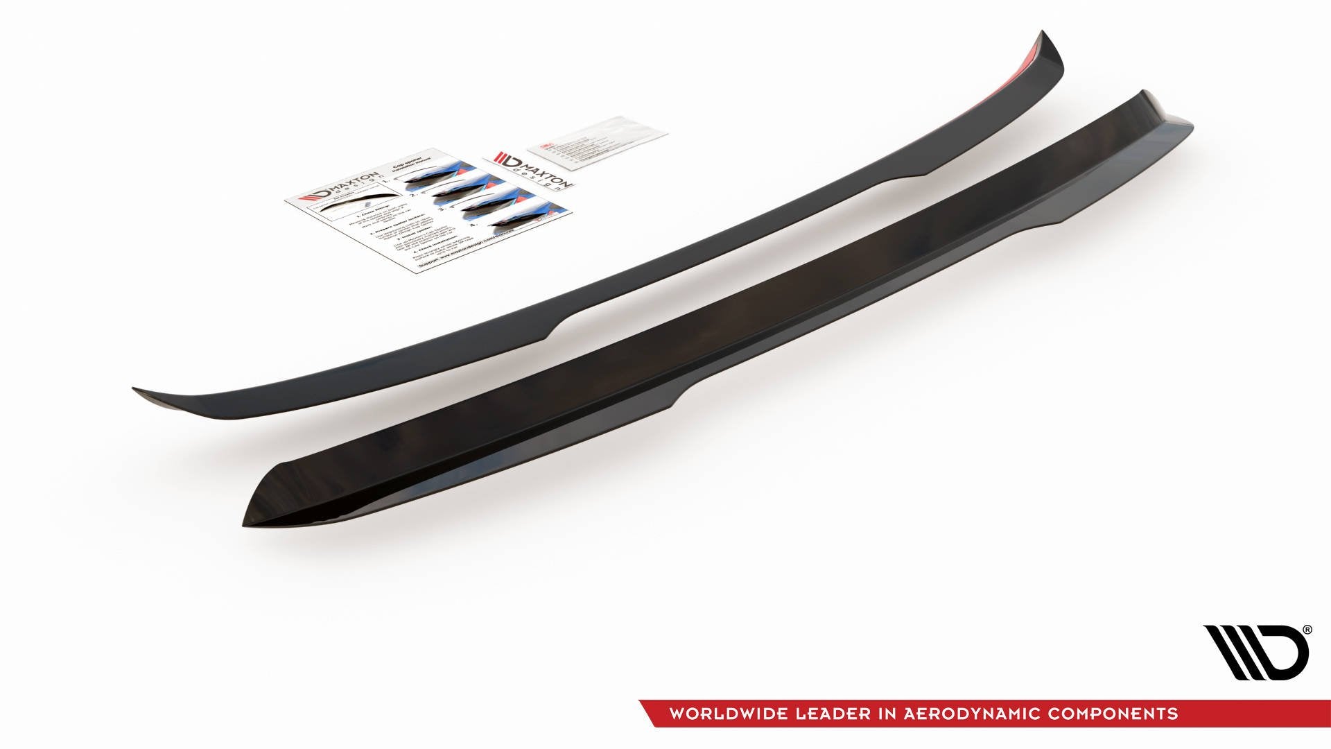 Spoiler CAP für Audi Q7 S-Line Mk.1 schwarz Hochglanz