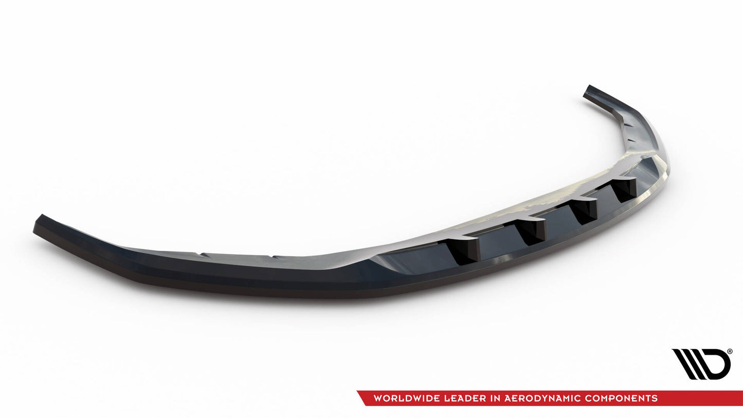 Front Ansatz V.1 für BMW 5er G30 / G31 Facelift schwarz Hochglanz