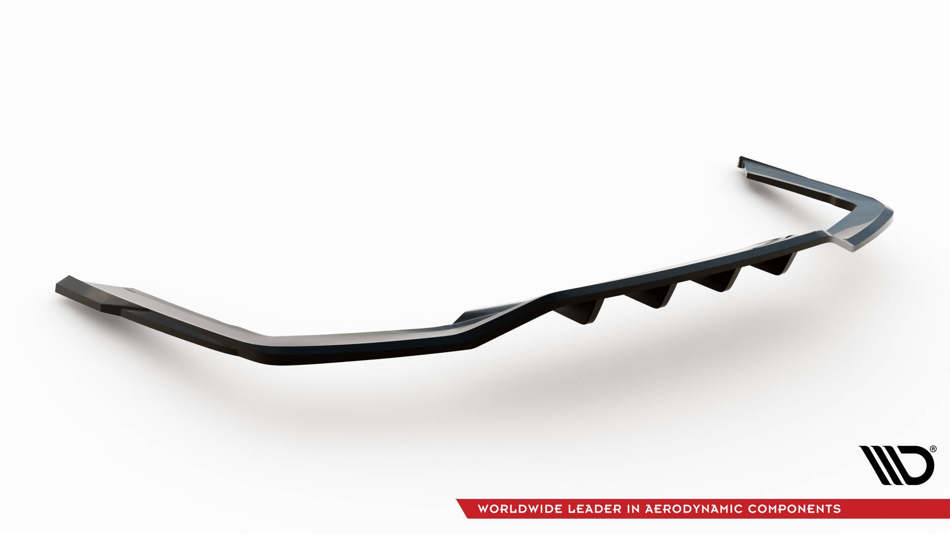 Mittlerer Cup Diffusor DTM Look Heck Ansatz V.2 für BMW 7 M-Paket G11 / G12 Facelift schwarz Hochglanz