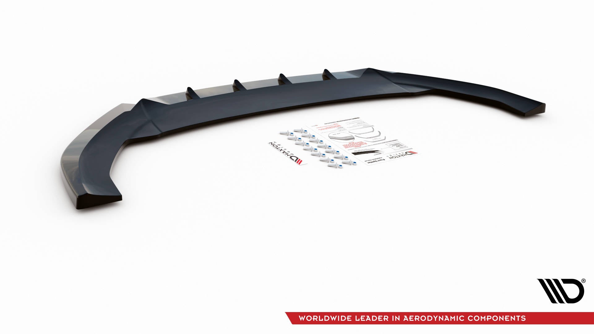 Front Ansatz V.3 für Cupra Leon Mk1 schwarz Hochglanz