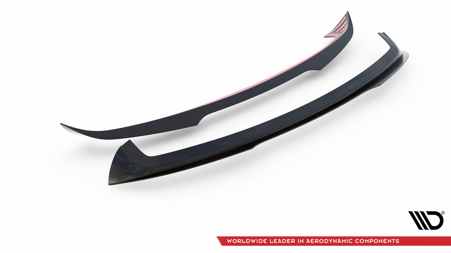 Spoiler CAP für Seat Ateca Mk1 schwarz Hochglanz