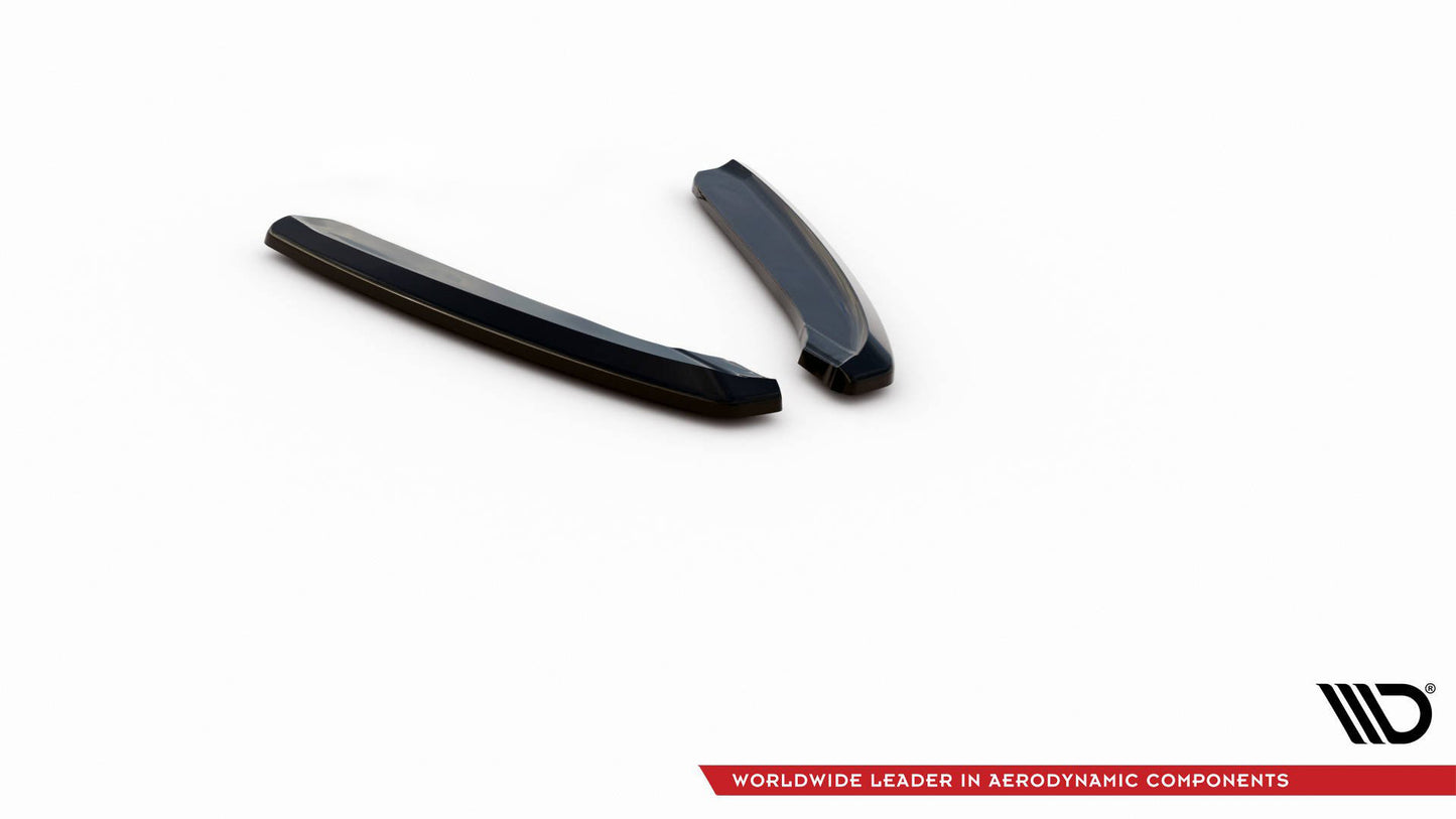Heck Ansatz Flaps Diffusor für Porsche 911 Carrera 991 schwarz Hochglanz