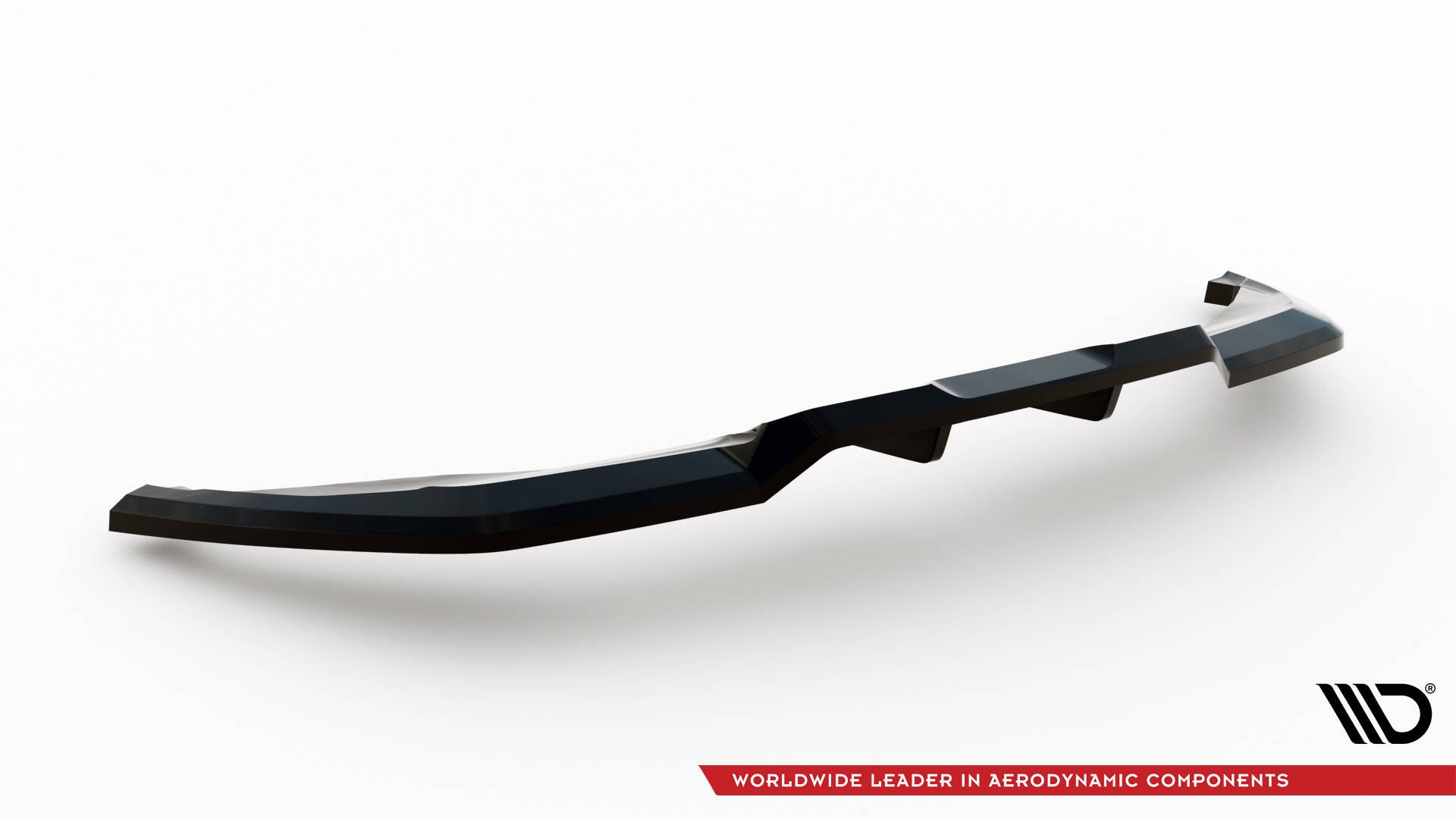 Mittlerer Cup Diffusor DTM Look Heck Ansatz für Peugeot 3008 GT-Line Mk2 Facelift schwarz Hochglanz