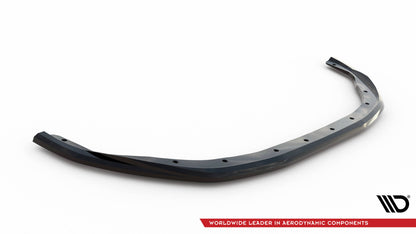 Front Ansatz V.2 für Renault Clio R.S. Line Mk5 schwarz Hochglanz