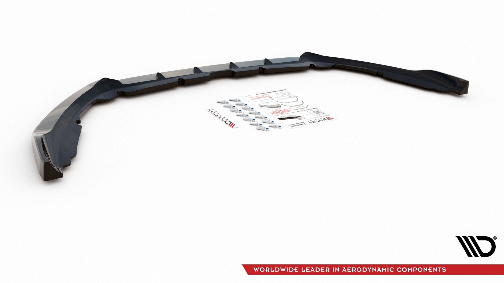 Front Ansatz für Ford Mondeo Mk5 Facelift  schwarz Hochglanz