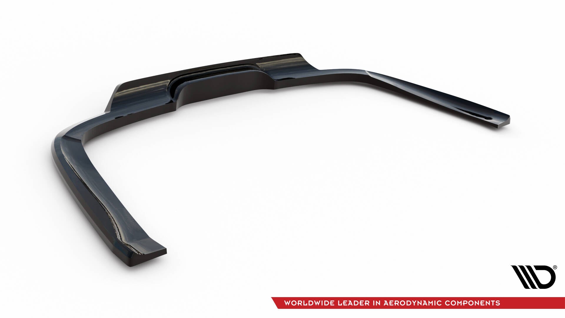 Mittlerer Cup Diffusor DTM Look Heck Ansatz für Chrysler Pacifica Mk2 Facelift schwarz Hochglanz