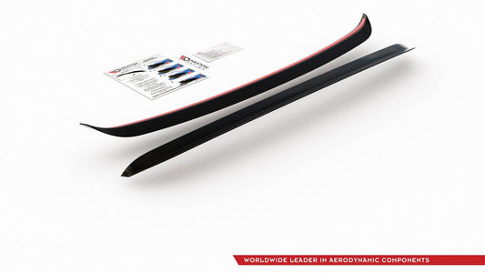 Spoiler CAP für AUDI S3 8L schwarz Hochglanz