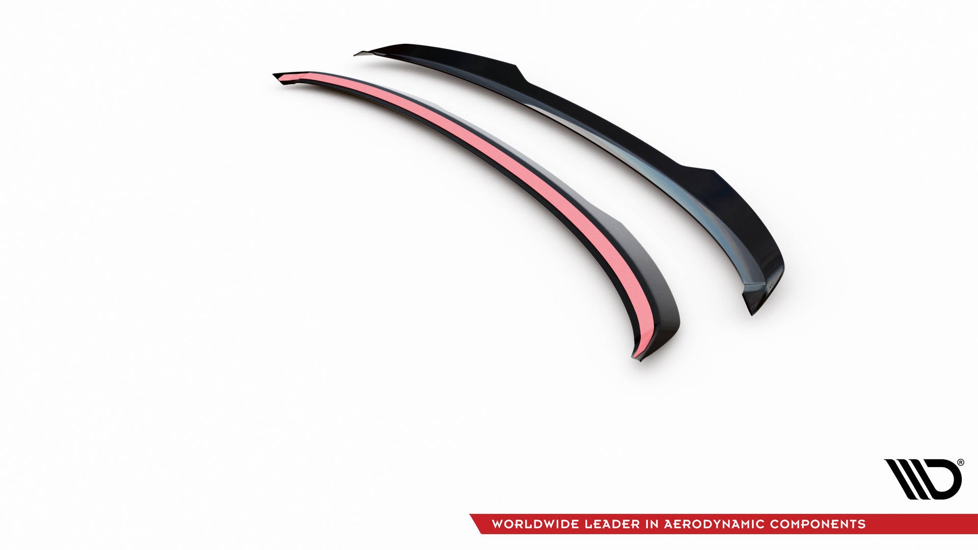 Spoiler CAP für VW T-Roc R / R-Line Mk1  schwarz Hochglanz