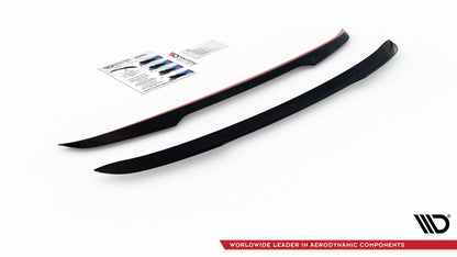 Spoiler CAP für Ford Escape Mk3 schwarz Hochglanz