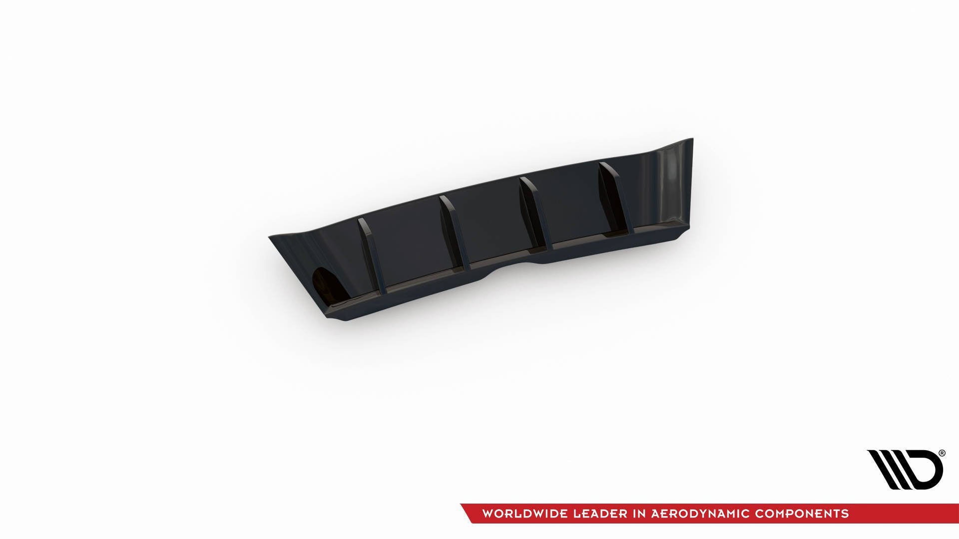 Diffusor Heck Ansatz für Skoda Kamiq Mk1 schwarz Hochglanz