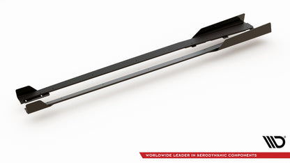 Street Pro Seitenschweller Ansatz für + Flaps Audi RS3 8V Sportback schwarz Hochglanz