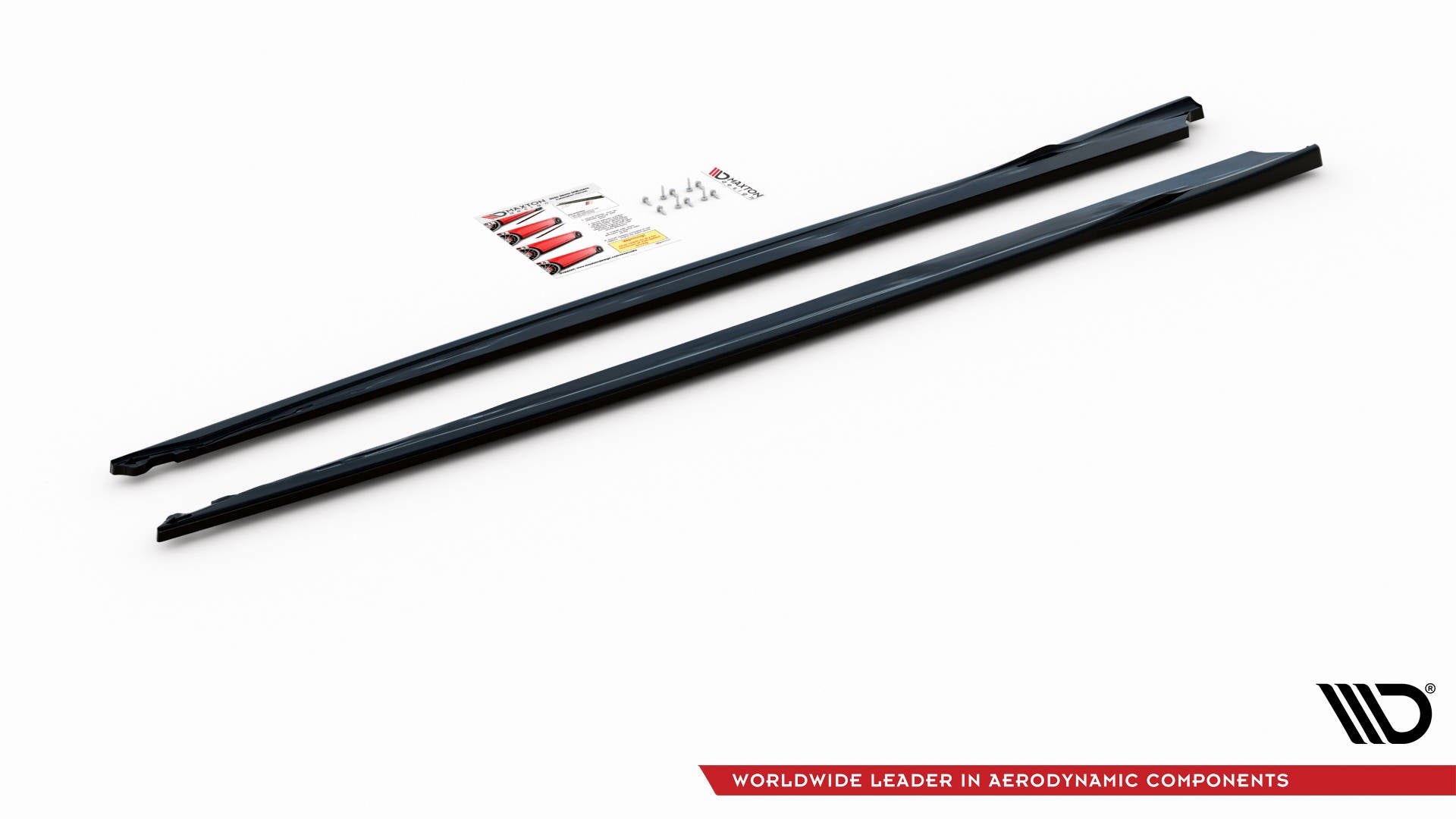 Seitenschweller Ansatz für V.3 für Toyota Supra Mk5 schwarz Hochglanz