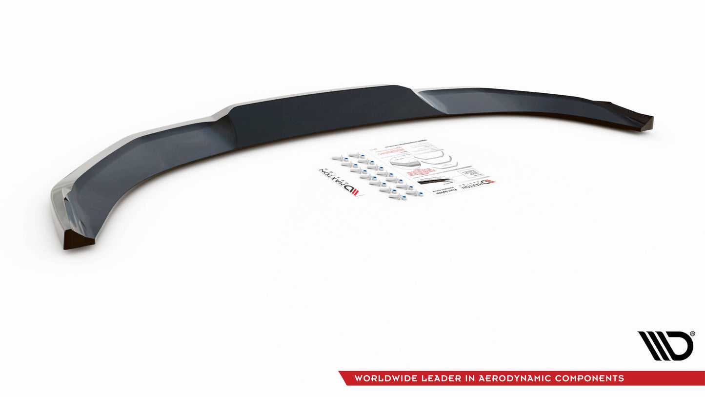 Front Ansatz V.3 für Nissan 370Z Nismo Facelift schwarz Hochglanz