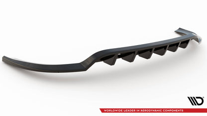 Mittlerer Cup Diffusor DTM Look Heck Ansatz für Hyundai ix35 Mk1 schwarz Hochglanz