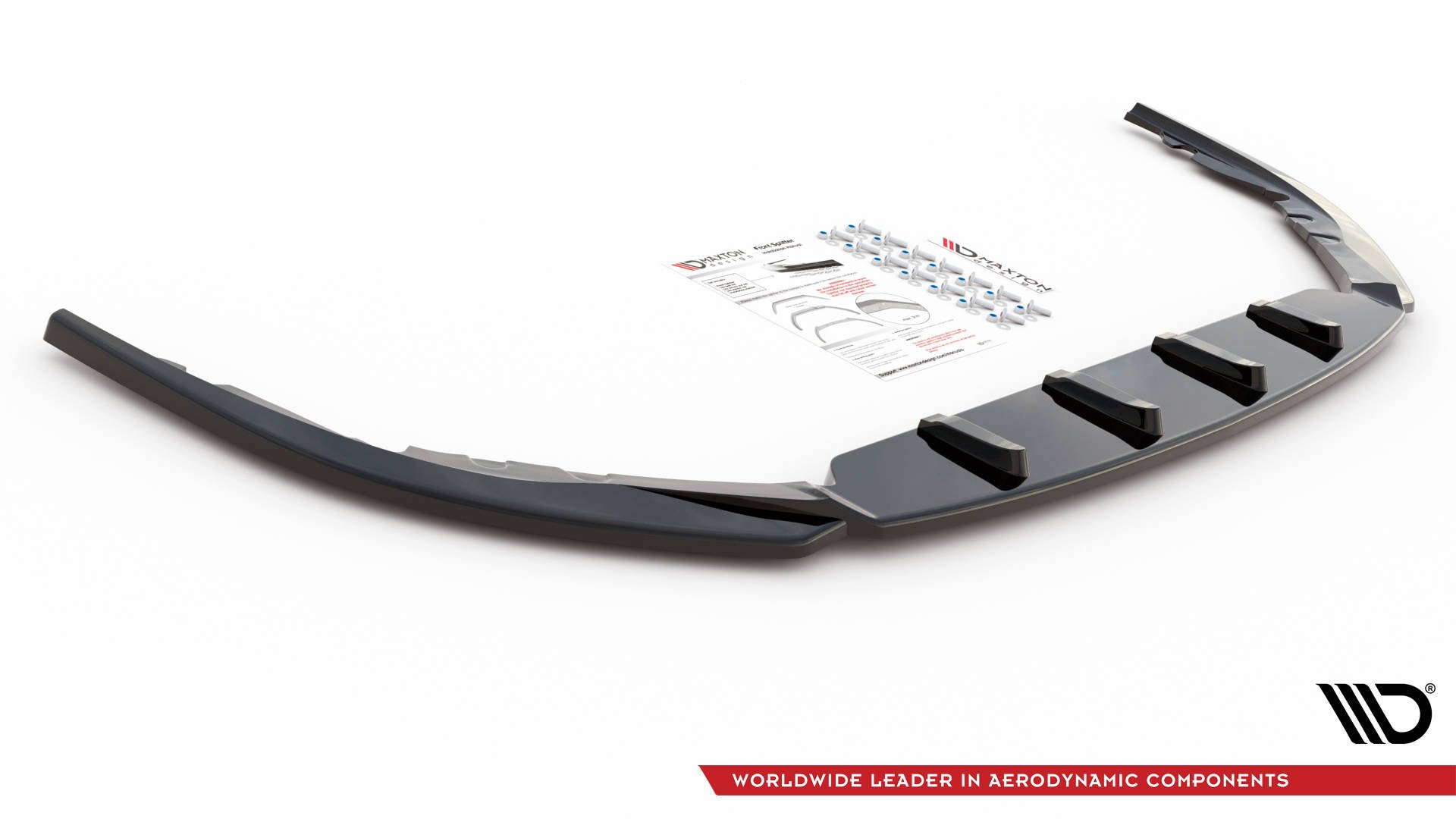 Front Ansatz V.2 für Toyota Avensis Mk3 Facelift schwarz Hochglanz