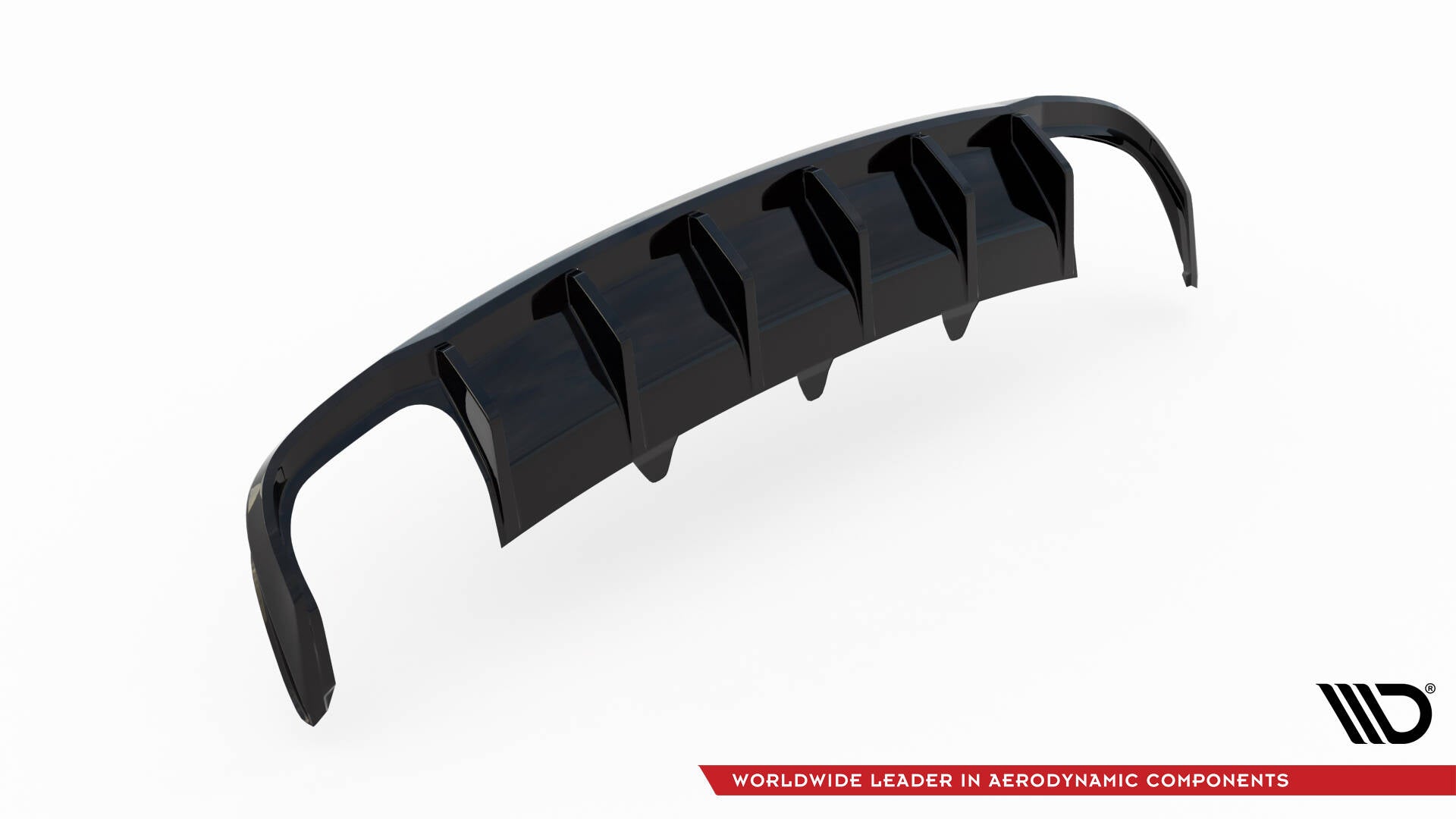 Diffusor Heck Ansatz für Audi A4 B8 Facelift (Doppelauspuff li. re.)