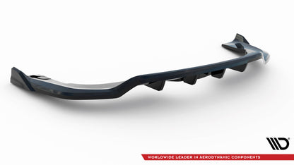 Mittlerer Cup Diffusor DTM Look Heck Ansatz für BMW X5 M-Paket F15 schwarz Hochglanz