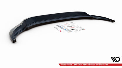 Front Ansatz V.1 für VW Tiguan R / R-Line Mk2 Facelift schwarz Hochglanz