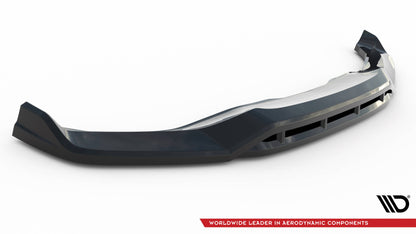 Front Ansatz V.3 für BMW X5 M-Paket F15 schwarz Hochglanz