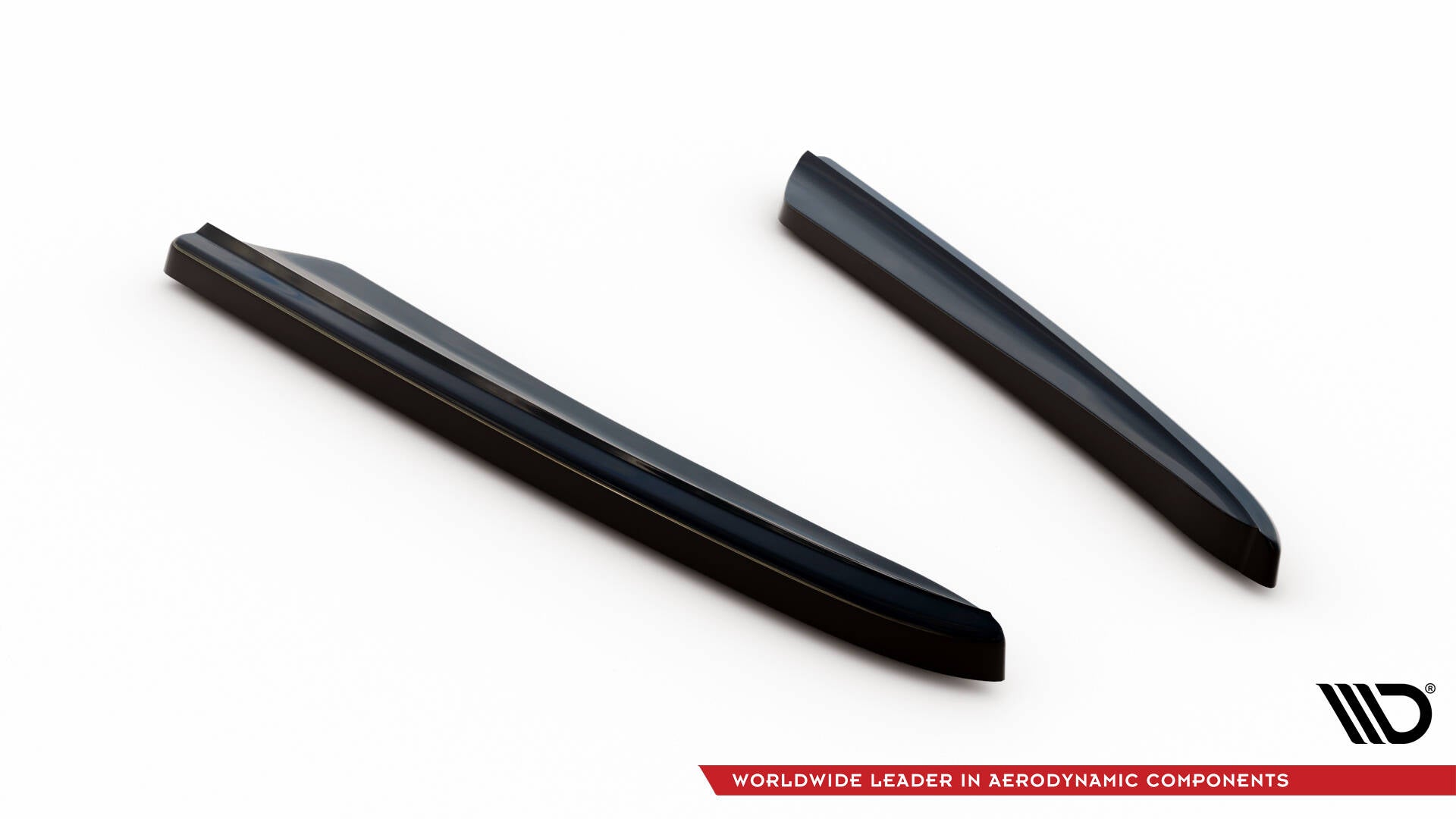 Heck Ansatz Flaps Diffusor für Mercedes-Benz CLS C219 schwarz Hochglanz